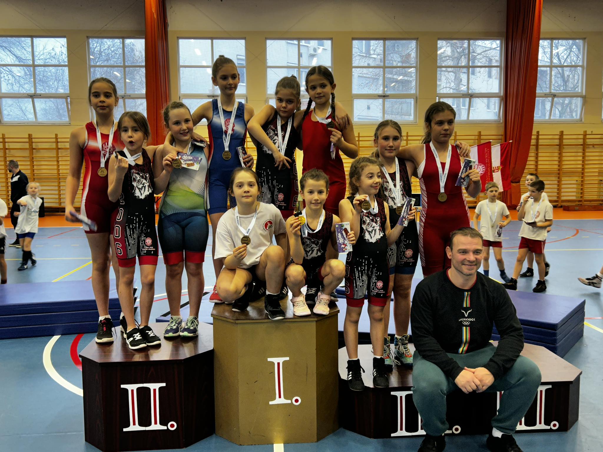 Grundbirkózó diákolimpiai elődöntő a Kruj Iván Sportcsarnokban